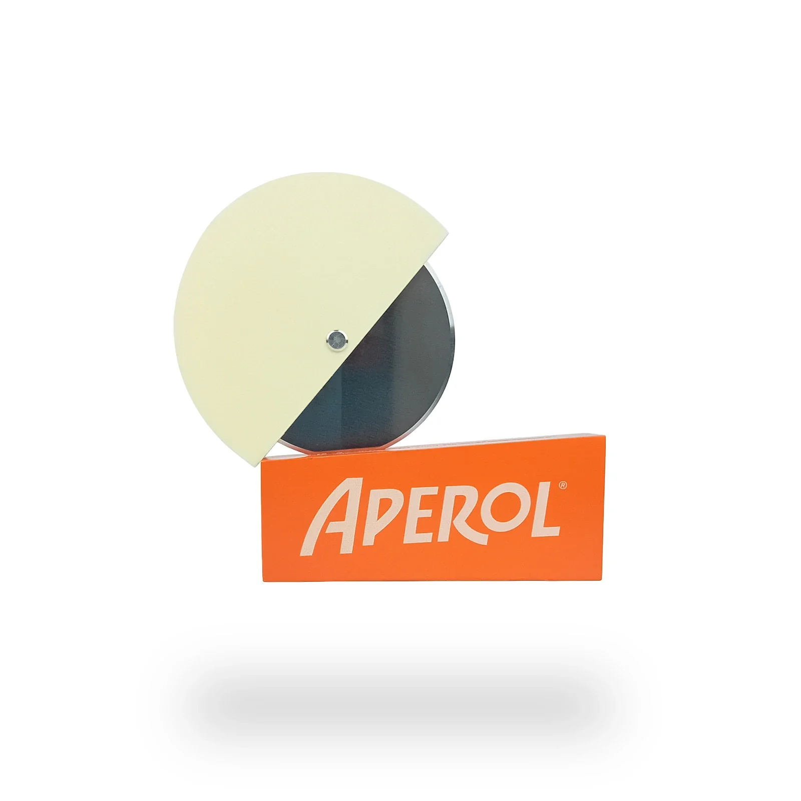 APEROL PIZZA CUTTER WITH STYLISH WOODEN BLOCK - Image 3