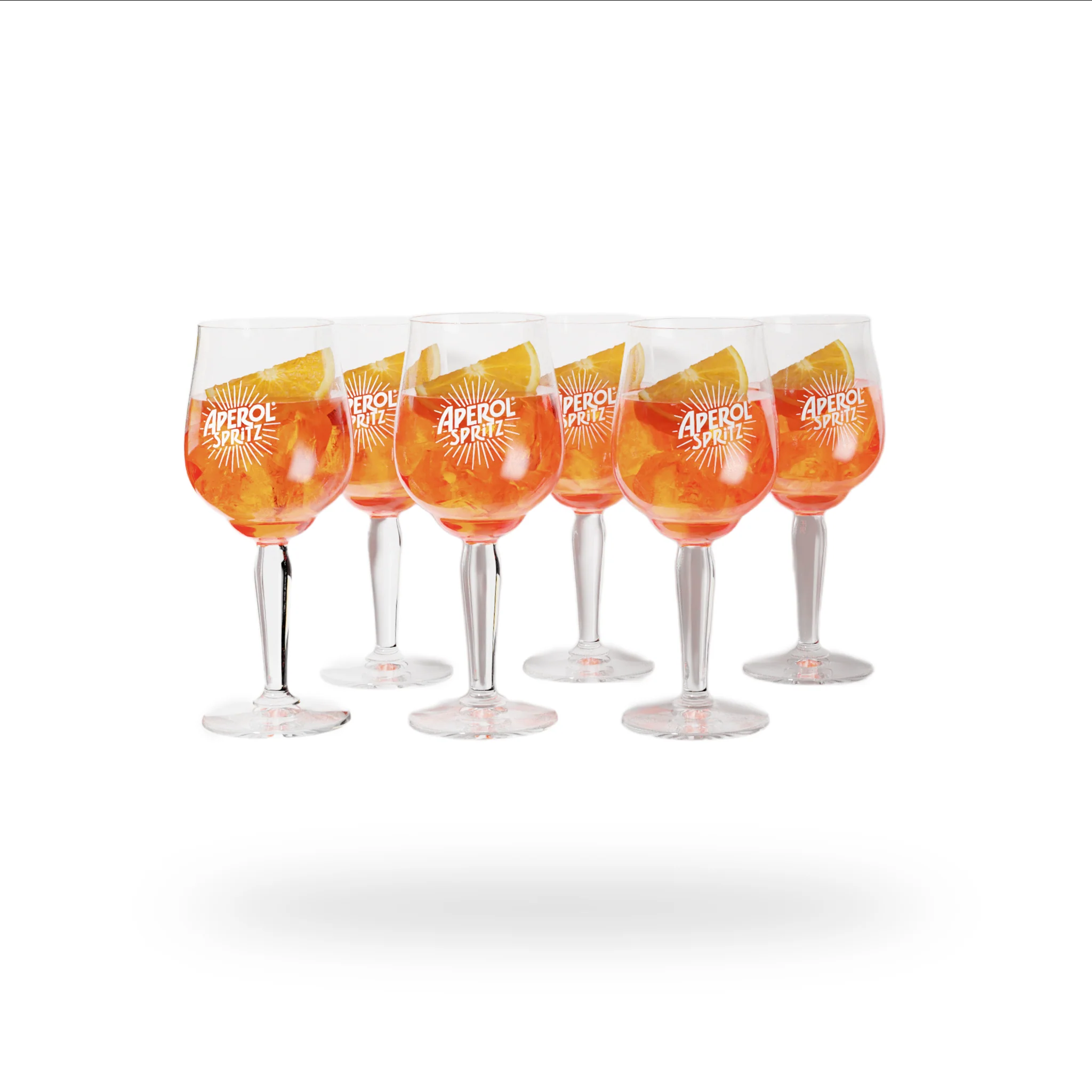 APEROL SPRITZ 6 SIGNATURE GLASSES BOX